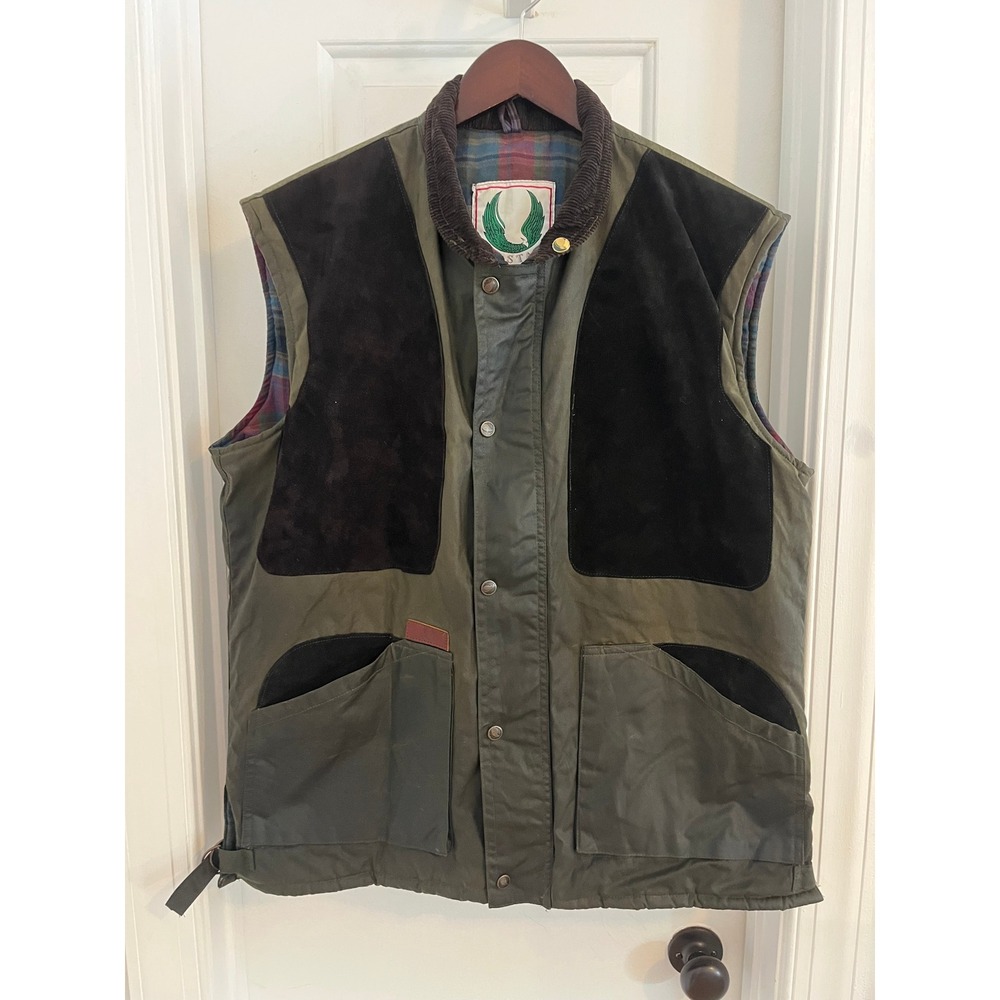Belstaff Mens Waxed Cotton Shooting Vest